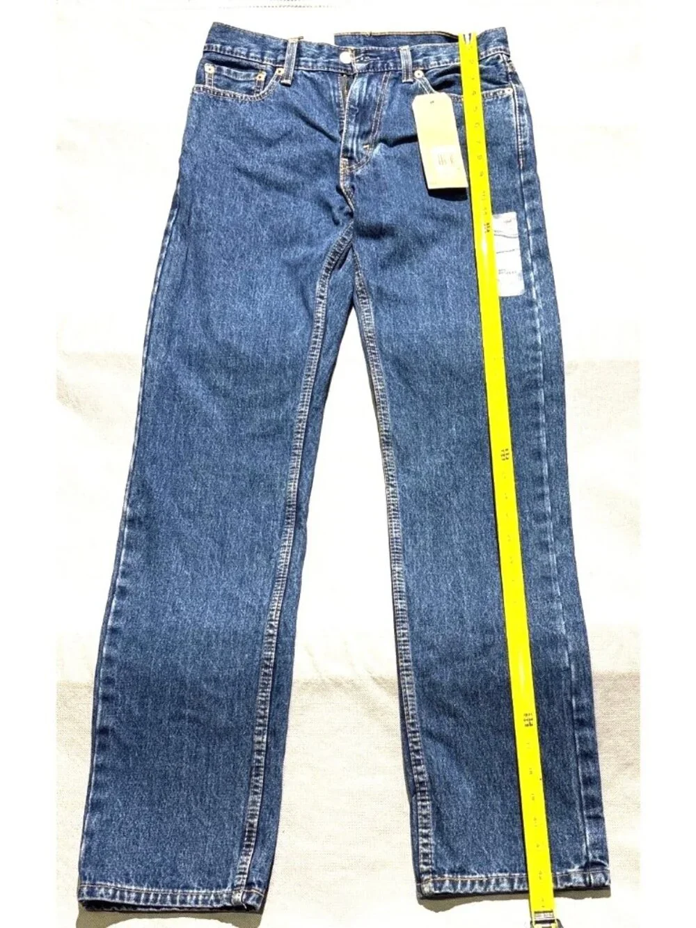 Levis 505 Regular Fit Mens Jeans Size 30x34 Medium Wash Cotton Denim With Tags